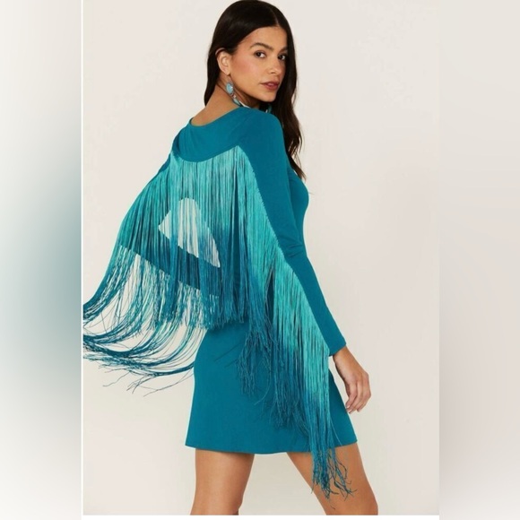 Women’s Fringe Dress - Picture 4 of 4
